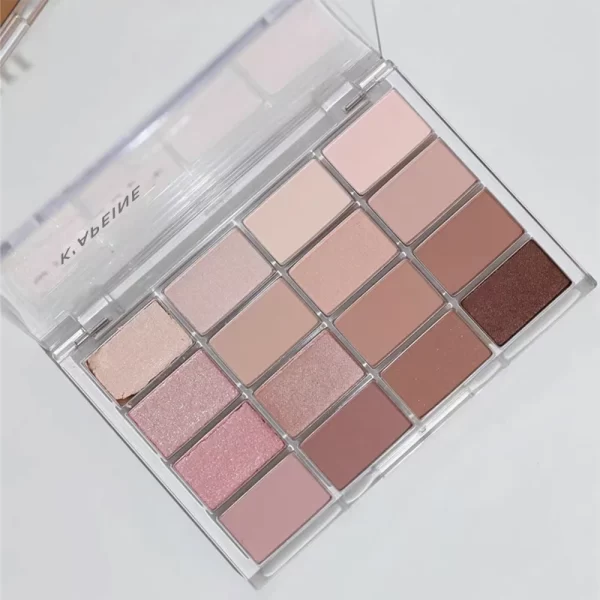 Paleta de Sombra Marrom Mate, 16 Cores Produto de Alta Qualidade - Image 2