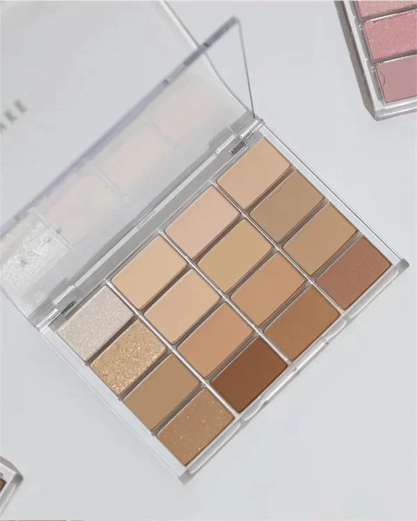 Paleta de Sombra Marrom Mate, 16 Cores Produto de Alta Qualidade - Image 14