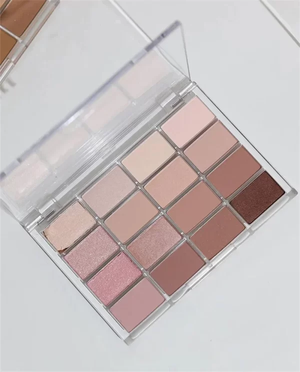 Paleta de Sombra Marrom Mate, 16 Cores Produto de Alta Qualidade - Image 16