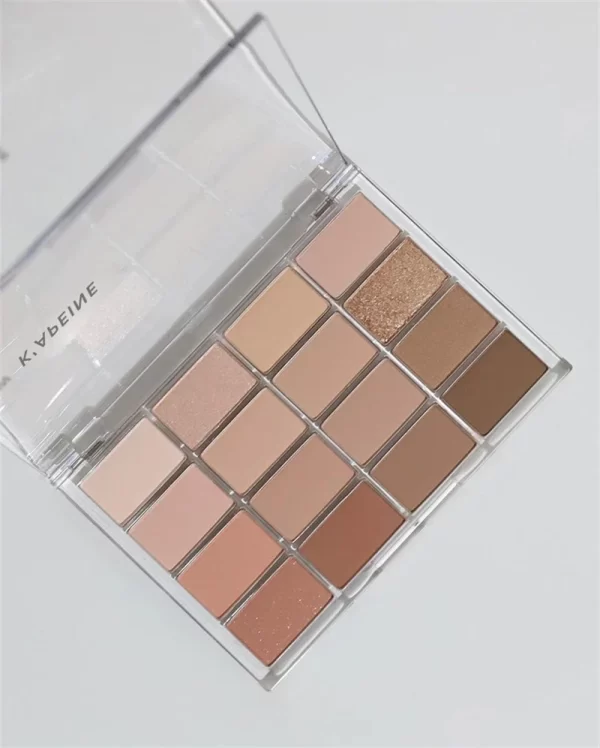 Paleta de Sombra Marrom Mate, 16 Cores Produto de Alta Qualidade - Image 17